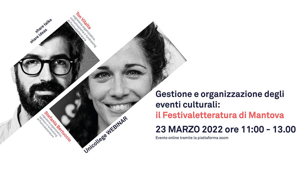 Talks and Ideas: Unicollege con il Festivaletteratura
